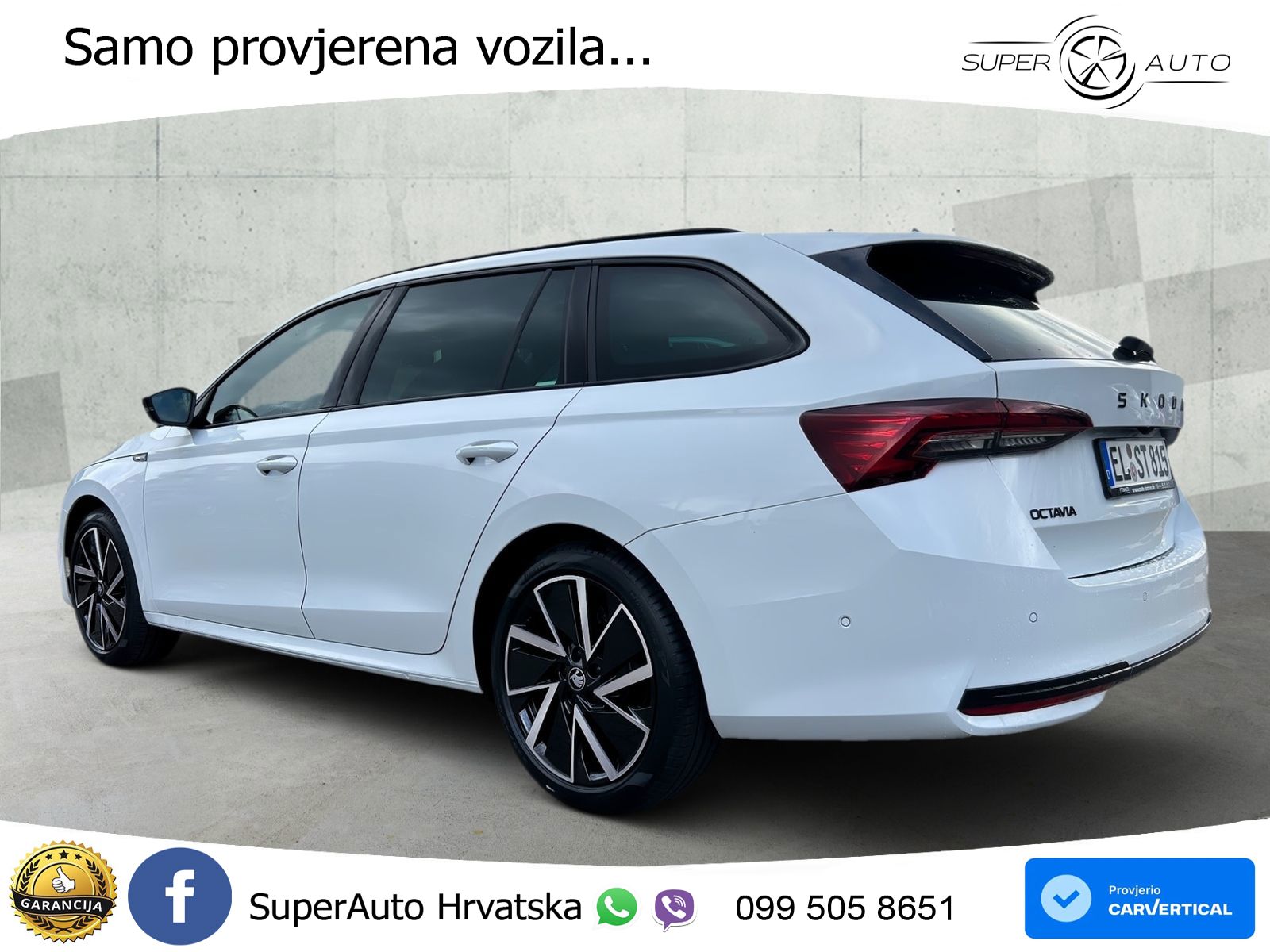 Škoda Octavia Combi 2.0 TDI (150 KS) DSG SportLine LED+GR SJED+ACC