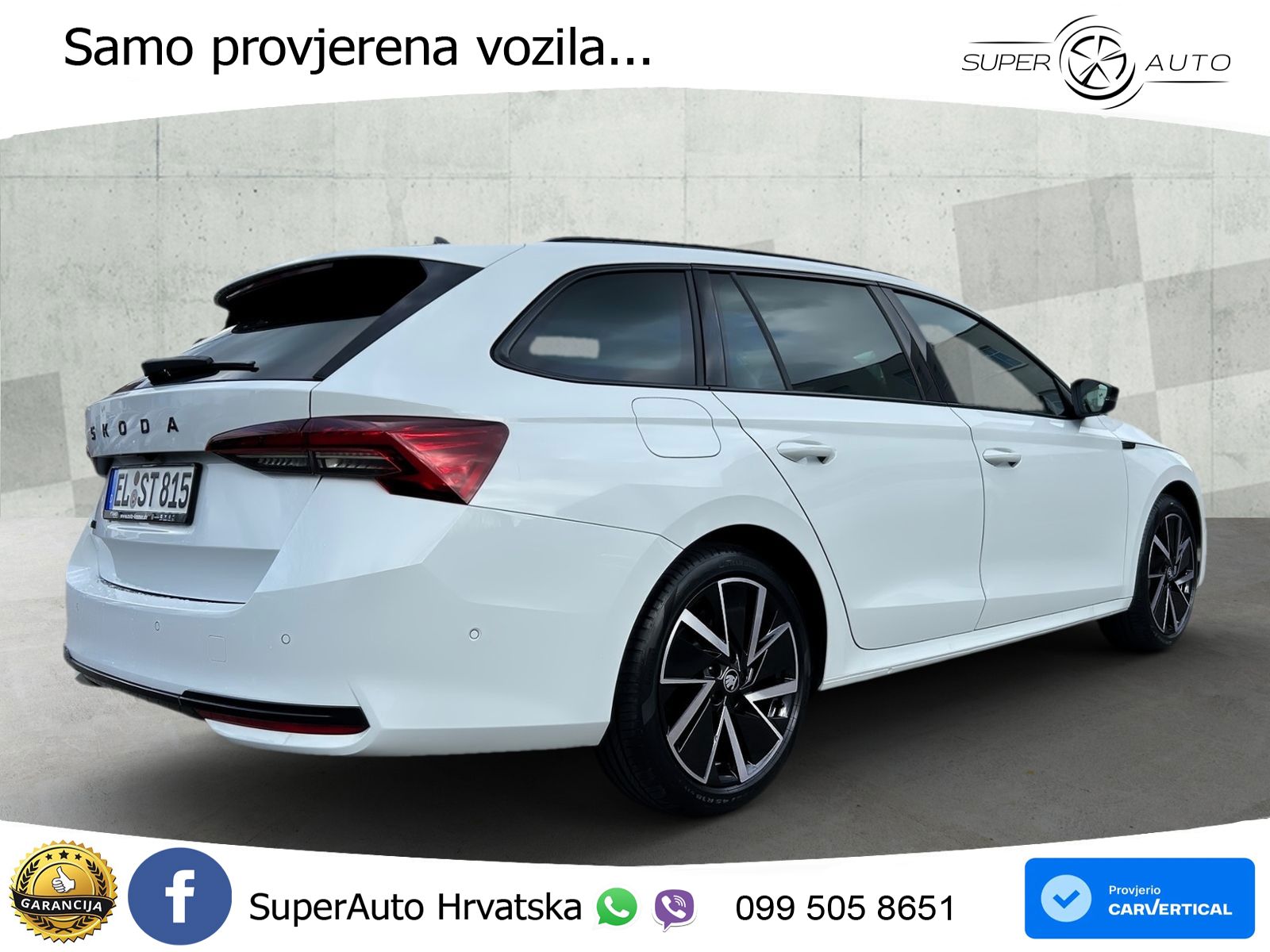 Škoda Octavia Combi 2.0 TDI (150 KS) DSG SportLine LED+GR SJED+ACC