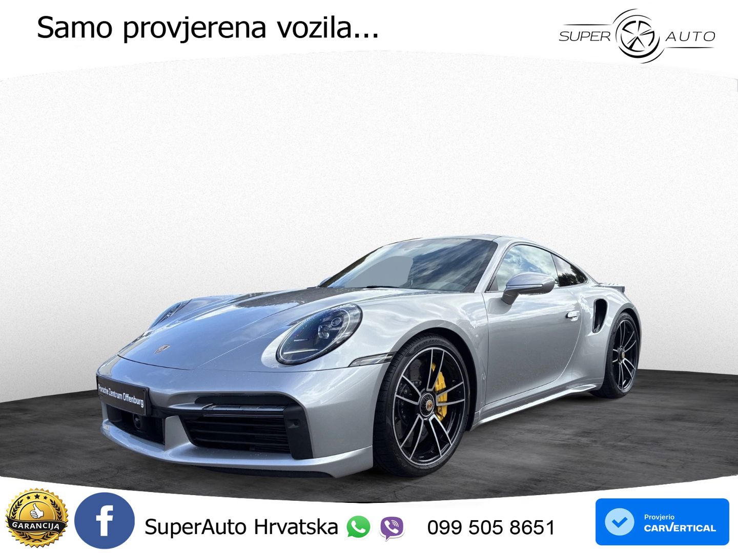 Porsche 911 Turbo 3.8 (580 KS) PDK LED+GR SJED+ACC