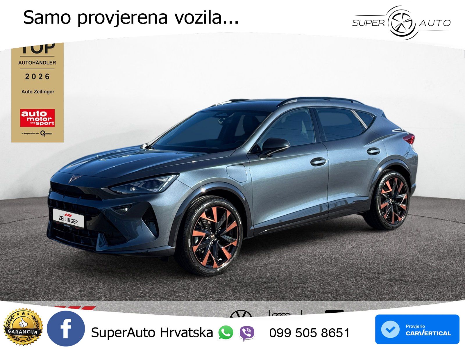 Cupra Formentor 1.5 TSI (204 KS) e-Hybrid DSG LED+GR SJED+ACC