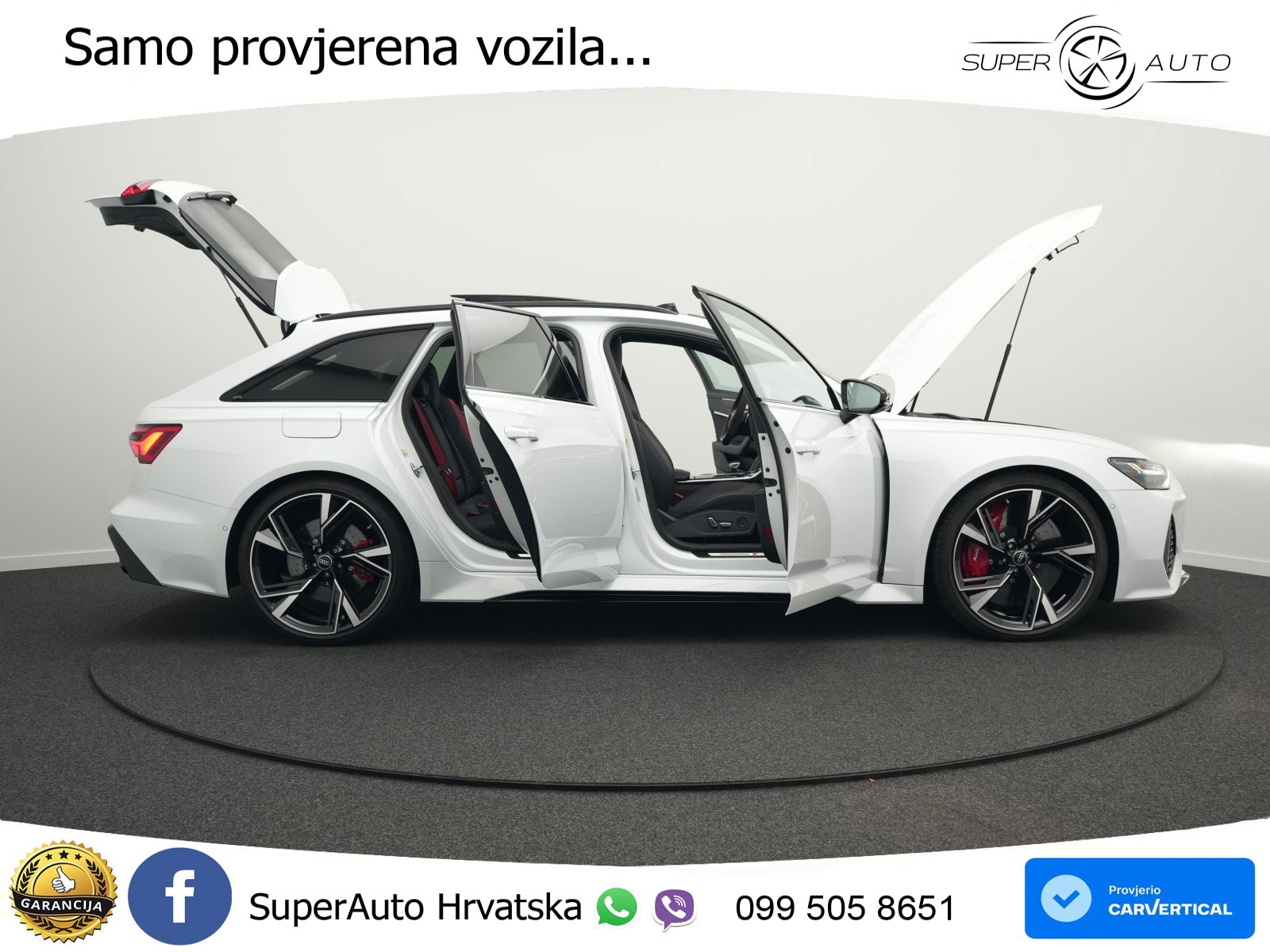 Audi RS6 Avant 4.0 TFSI V8 (600 KS) quattro Tiptronic Kuka LED+GR SJED+ACC