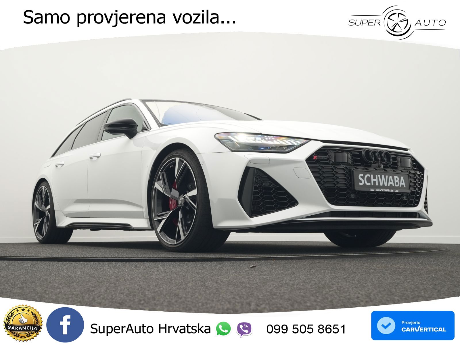 Audi RS6 Avant 4.0 TFSI V8 (600 KS) quattro Tiptronic Kuka LED+GR SJED+ACC