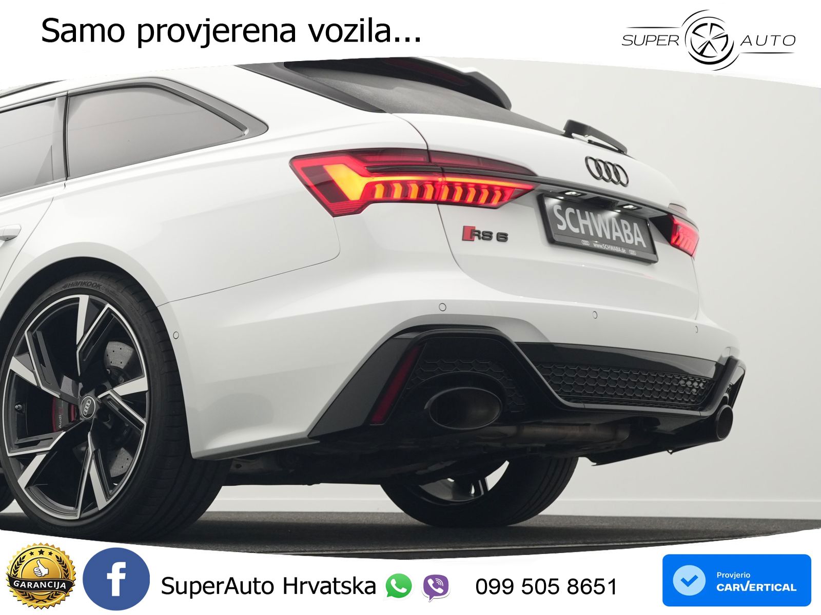 Audi RS6 Avant 4.0 TFSI V8 (600 KS) quattro Tiptronic Kuka LED+GR SJED+ACC