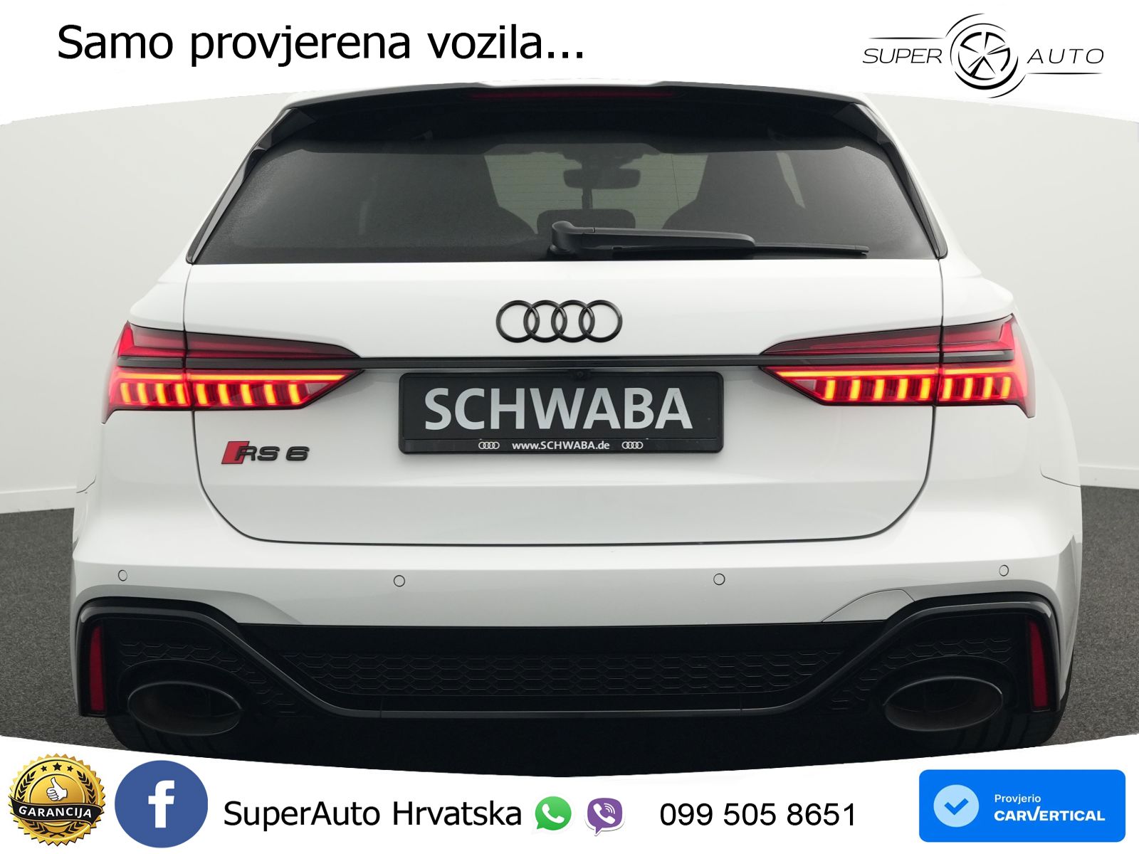 Audi RS6 Avant 4.0 TFSI V8 (600 KS) quattro Tiptronic Kuka LED+GR SJED+ACC