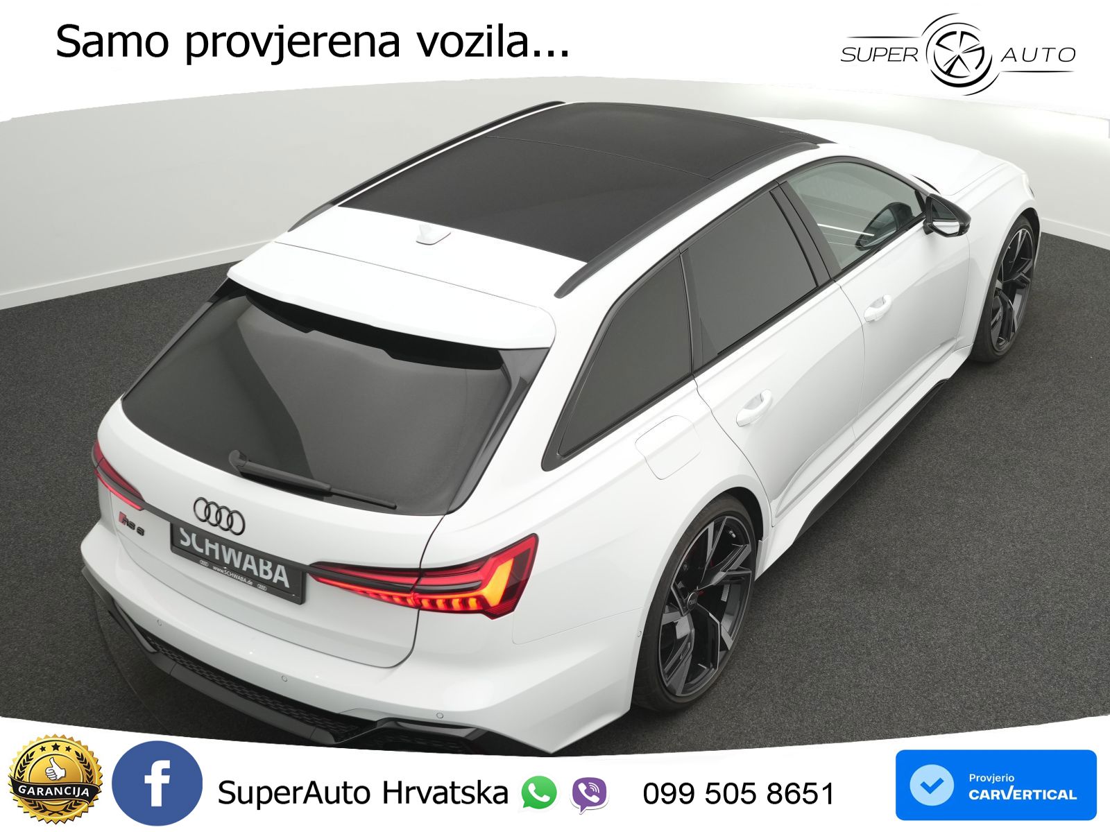 Audi RS6 Avant 4.0 TFSI V8 (600 KS) quattro Tiptronic Kuka LED+GR SJED+ACC