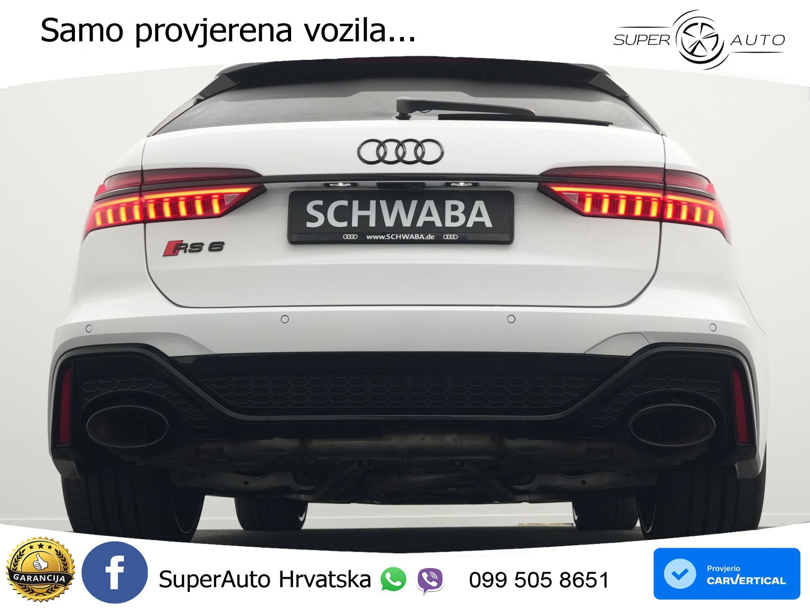 Audi RS6 Avant 4.0 TFSI V8 (600 KS) quattro Tiptronic Kuka LED+GR SJED+ACC