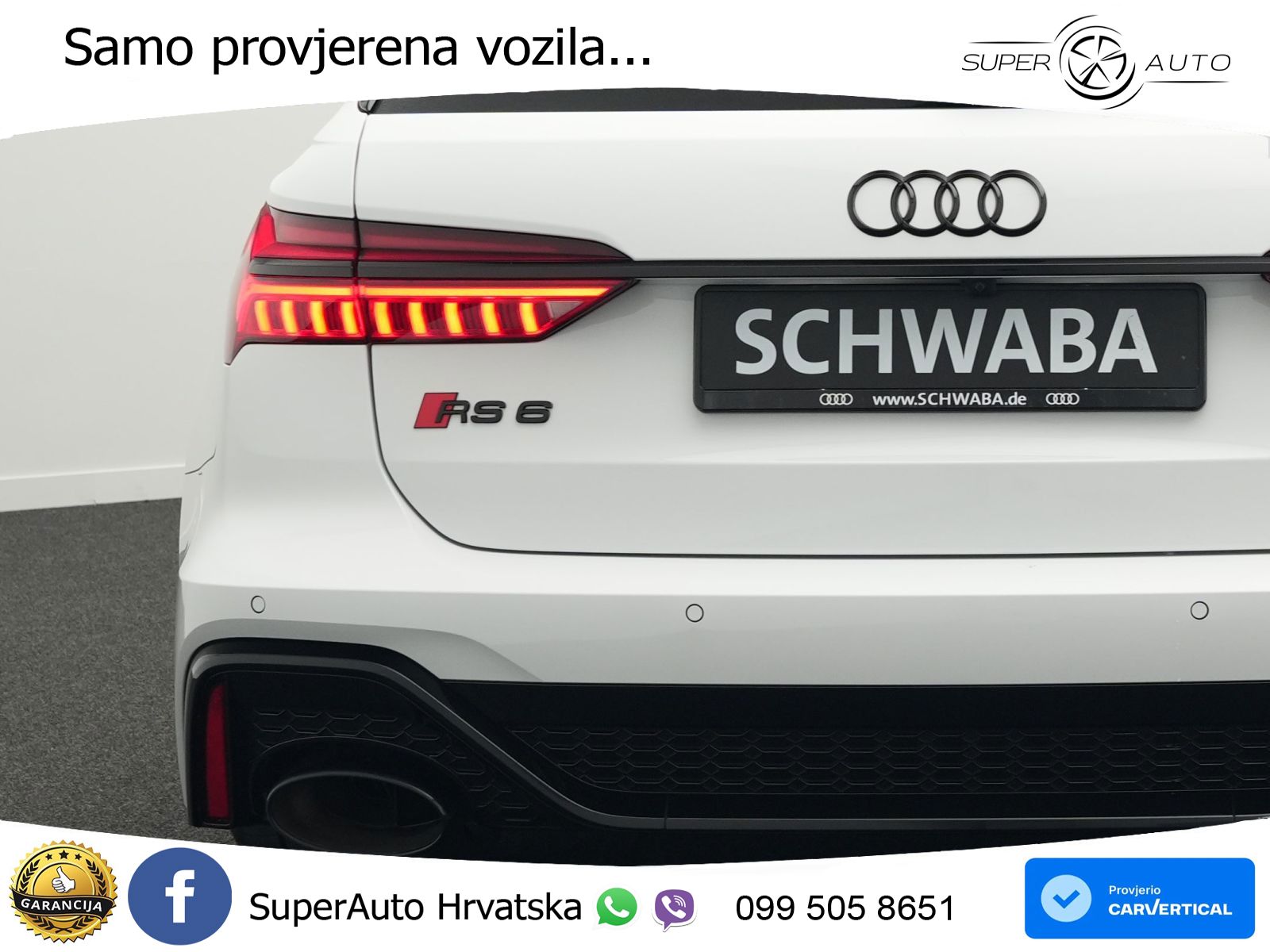 Audi RS6 Avant 4.0 TFSI V8 (600 KS) quattro Tiptronic Kuka LED+GR SJED+ACC