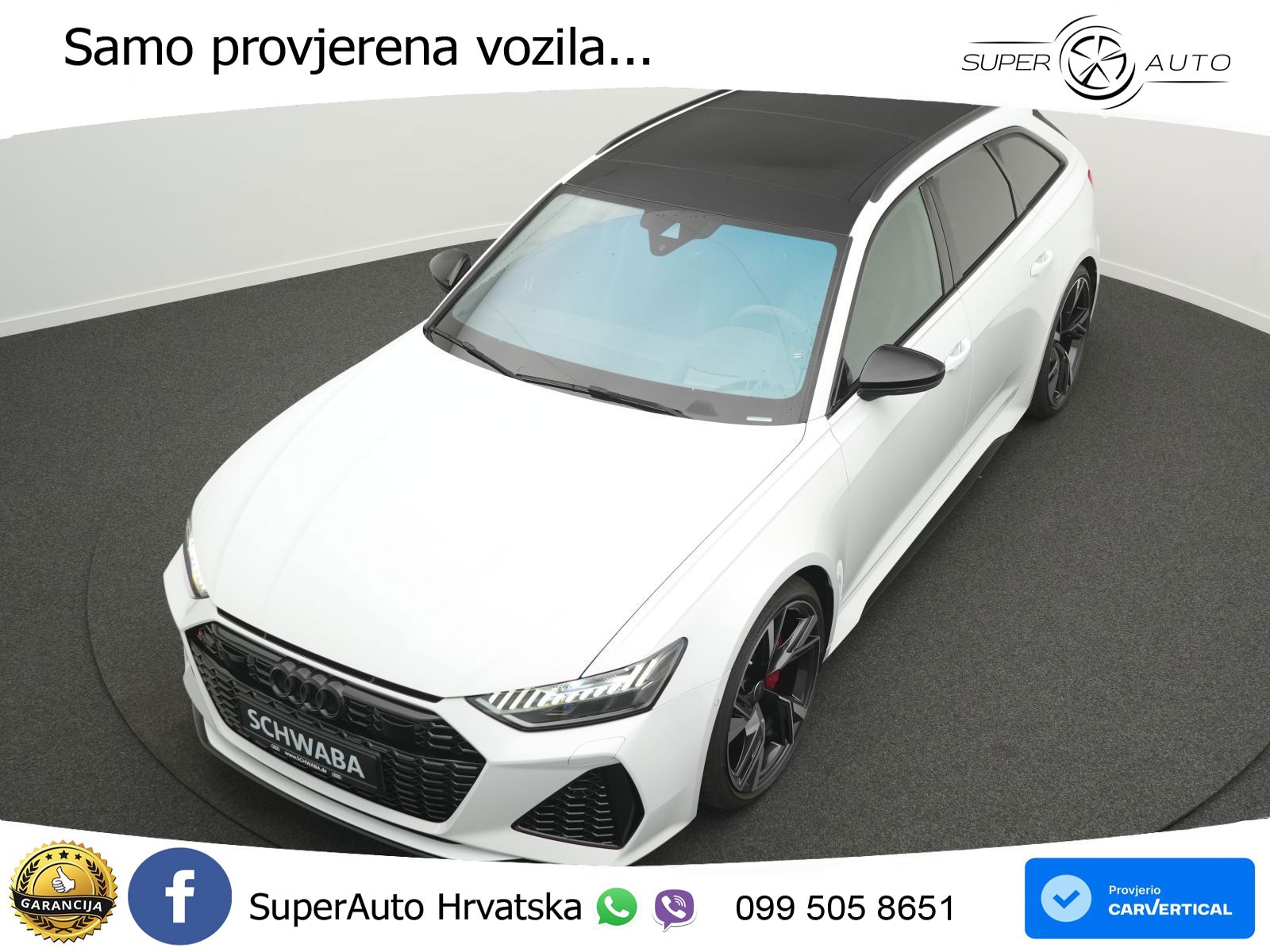 Audi RS6 Avant 4.0 TFSI V8 (600 KS) quattro Tiptronic Kuka LED+GR SJED+ACC