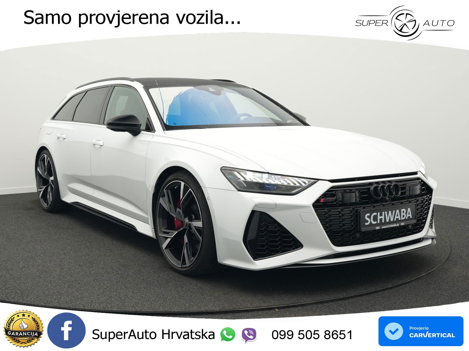Audi RS6 Avant 4.0 TFSI V8 (600 KS) quattro Tiptronic Kuka LED+GR SJED+ACC