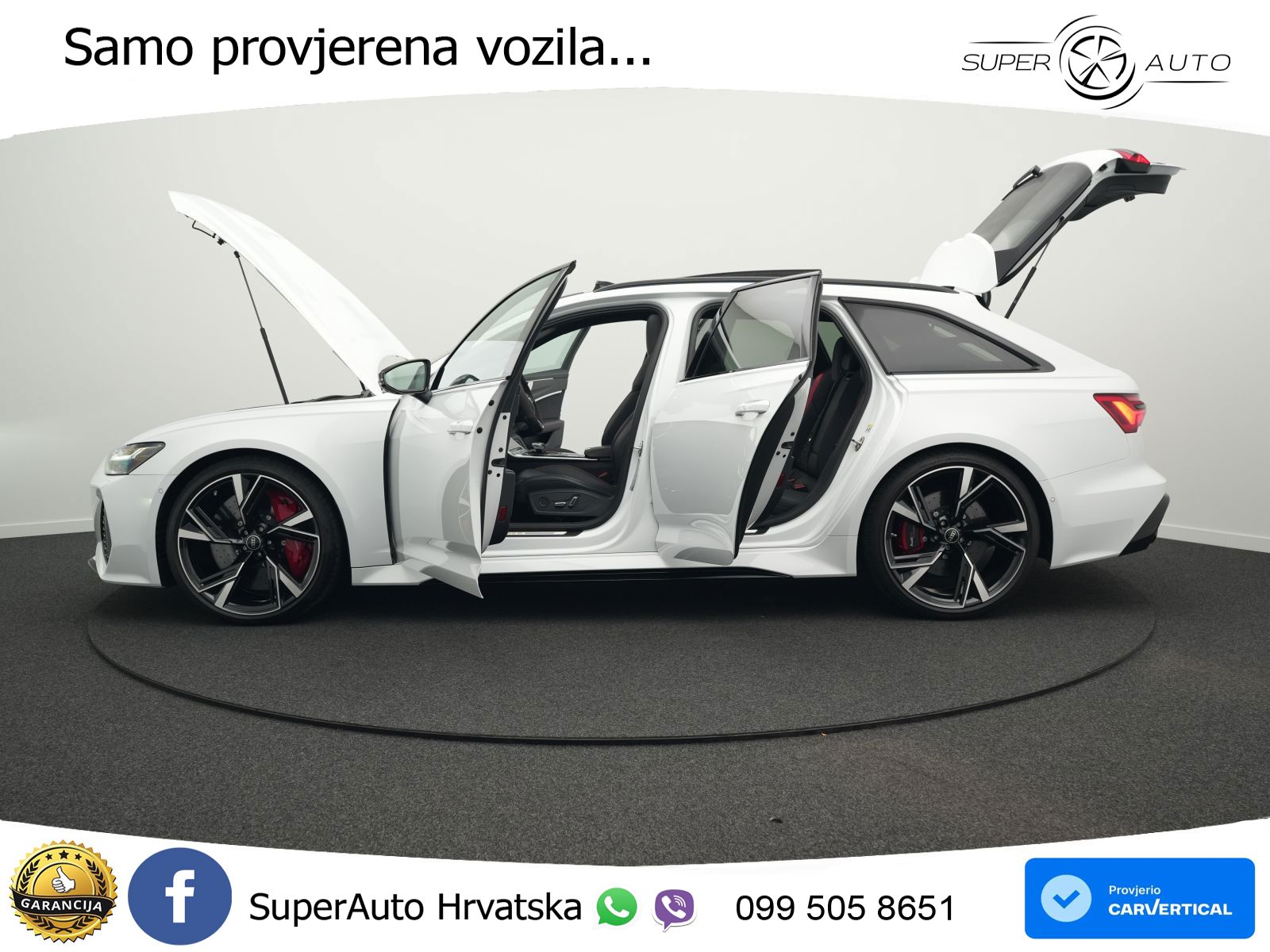 Audi RS6 Avant 4.0 TFSI V8 (600 KS) quattro Tiptronic Kuka LED+GR SJED+ACC