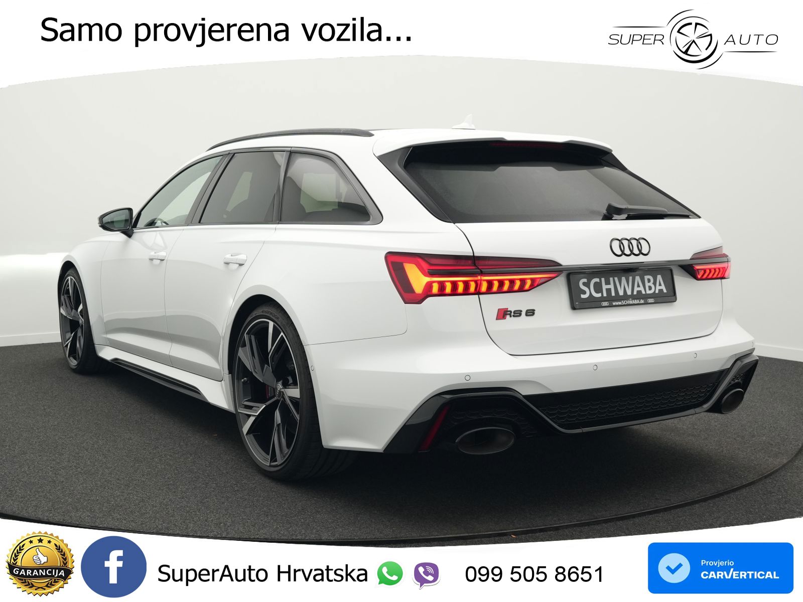 Audi RS6 Avant 4.0 TFSI V8 (600 KS) quattro Tiptronic Kuka LED+GR SJED+ACC
