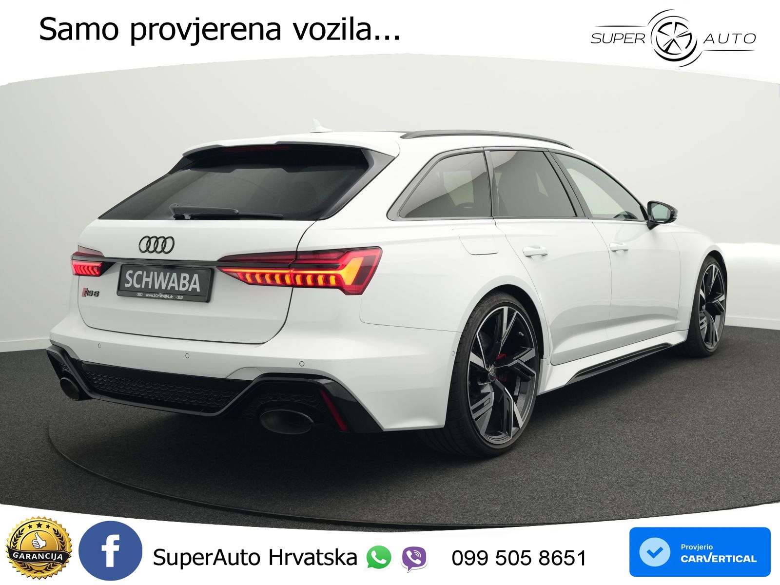 Audi RS6 Avant 4.0 TFSI V8 (600 KS) quattro Tiptronic Kuka LED+GR SJED+ACC