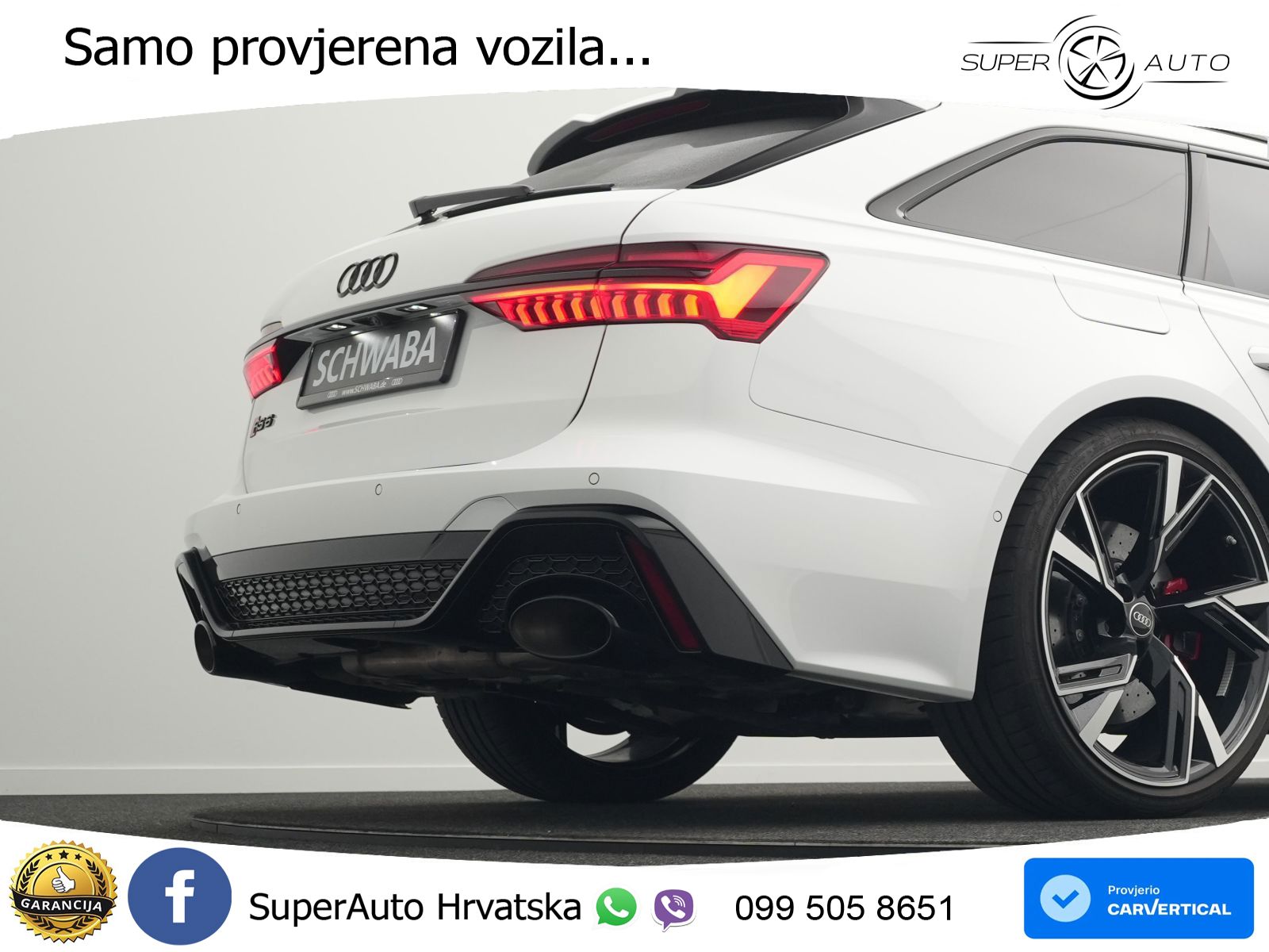 Audi RS6 Avant 4.0 TFSI V8 (600 KS) quattro Tiptronic Kuka LED+GR SJED+ACC