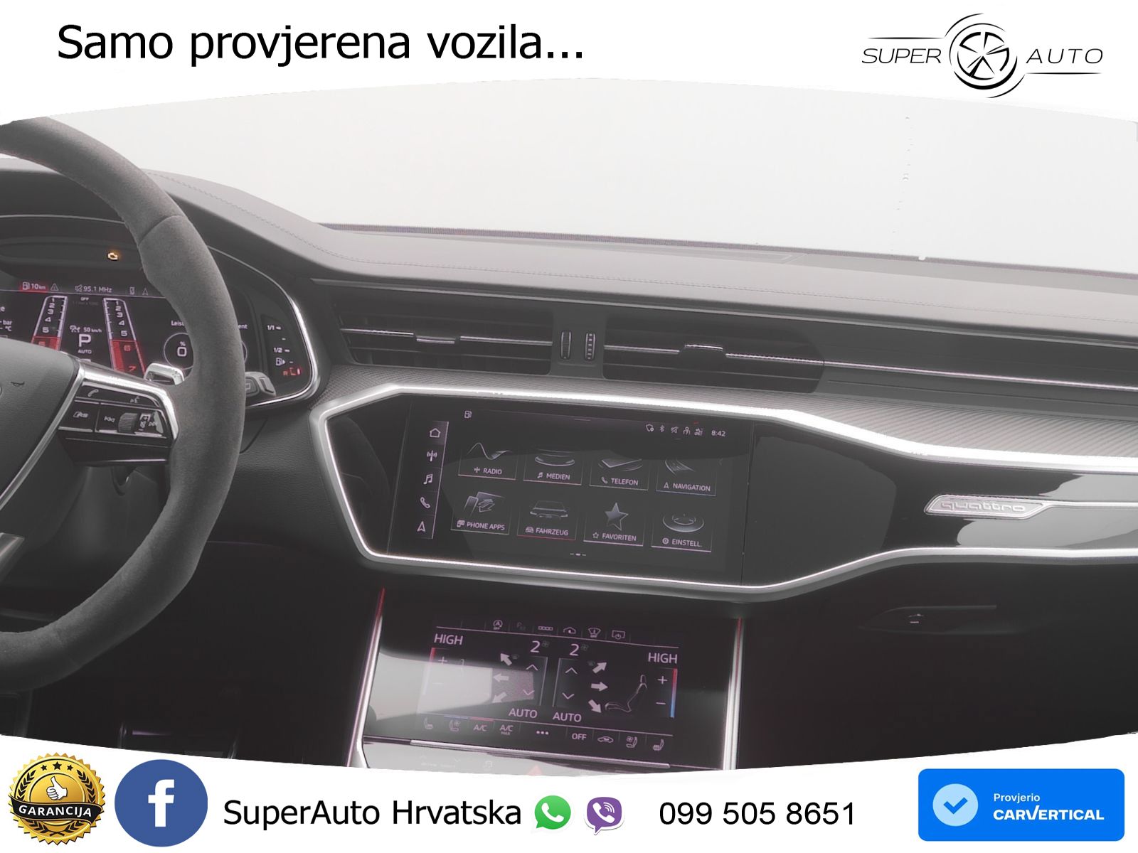 Audi RS6 Avant 4.0 TFSI V8 (600 KS) quattro Tiptronic Kuka LED+GR SJED+ACC