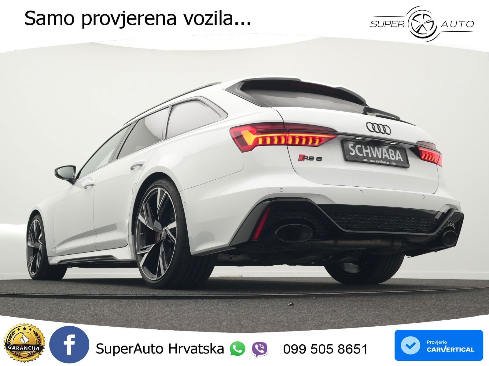 Audi RS6 Avant 4.0 TFSI V8 (600 KS) quattro Tiptronic Kuka LED+GR SJED+ACC