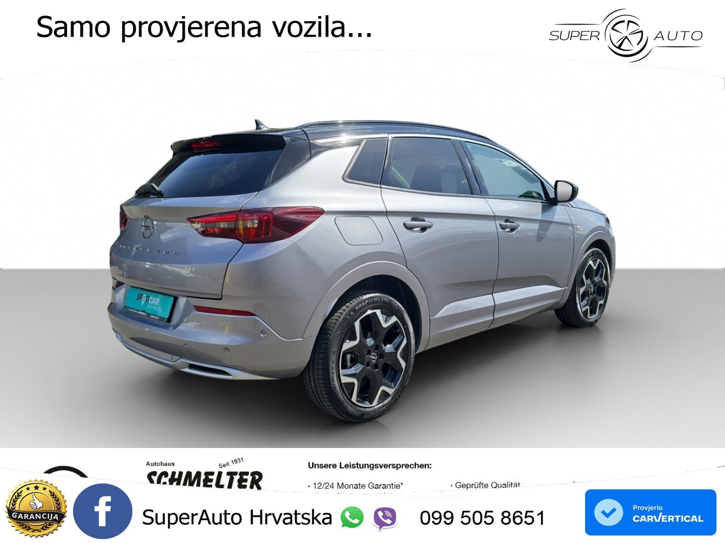 Opel Grandland 1.2i Turbo (130 KS) Automatic Elegance LED+GR SJED+ACC