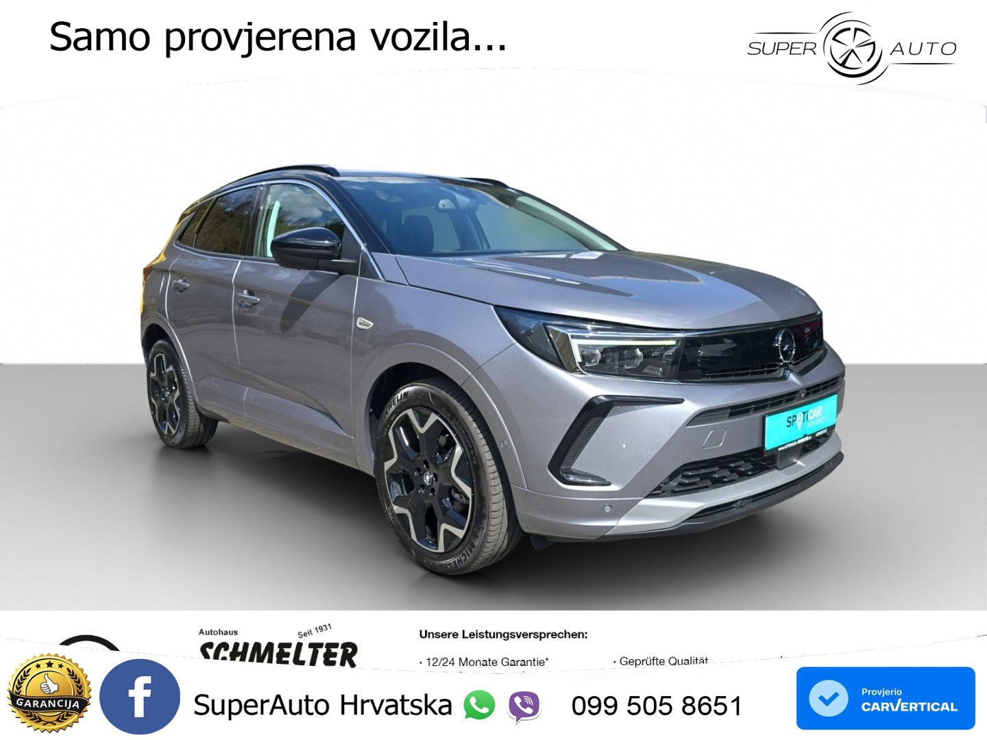 Opel Grandland 1.2i Turbo (130 KS) Automatic Elegance LED+GR SJED+ACC