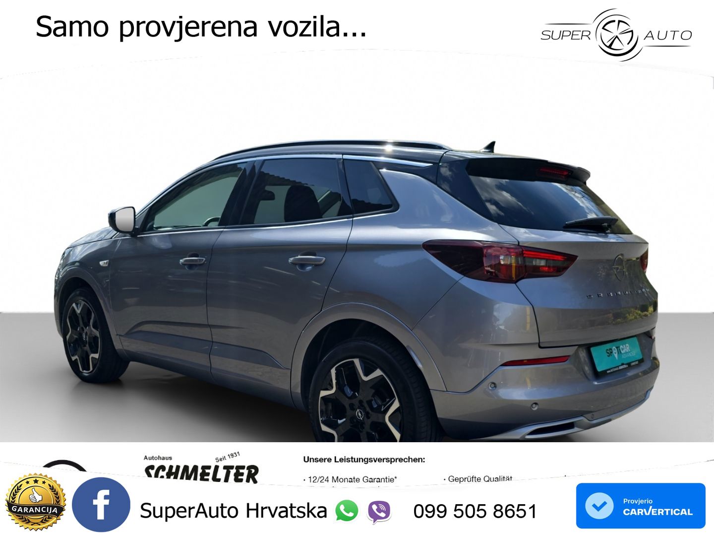 Opel Grandland 1.2i Turbo (130 KS) Automatic Elegance LED+GR SJED+ACC