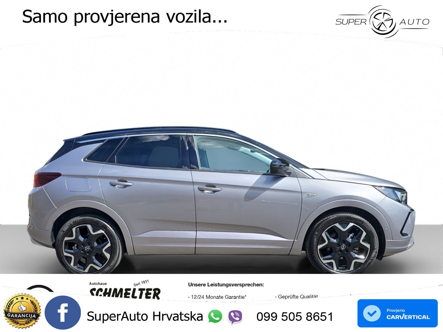 Opel Grandland 1.2i Turbo (130 KS) Automatic Elegance LED+GR SJED+ACC