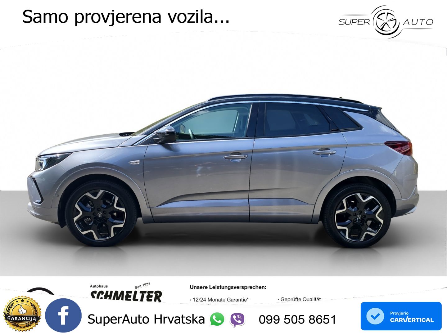 Opel Grandland 1.2i Turbo (130 KS) Automatic Elegance LED+GR SJED+ACC