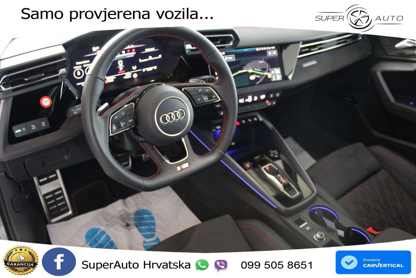 Audi S3 2.0 TFSI (333 KS) quattro S tronic LED+GR SJED+ACC