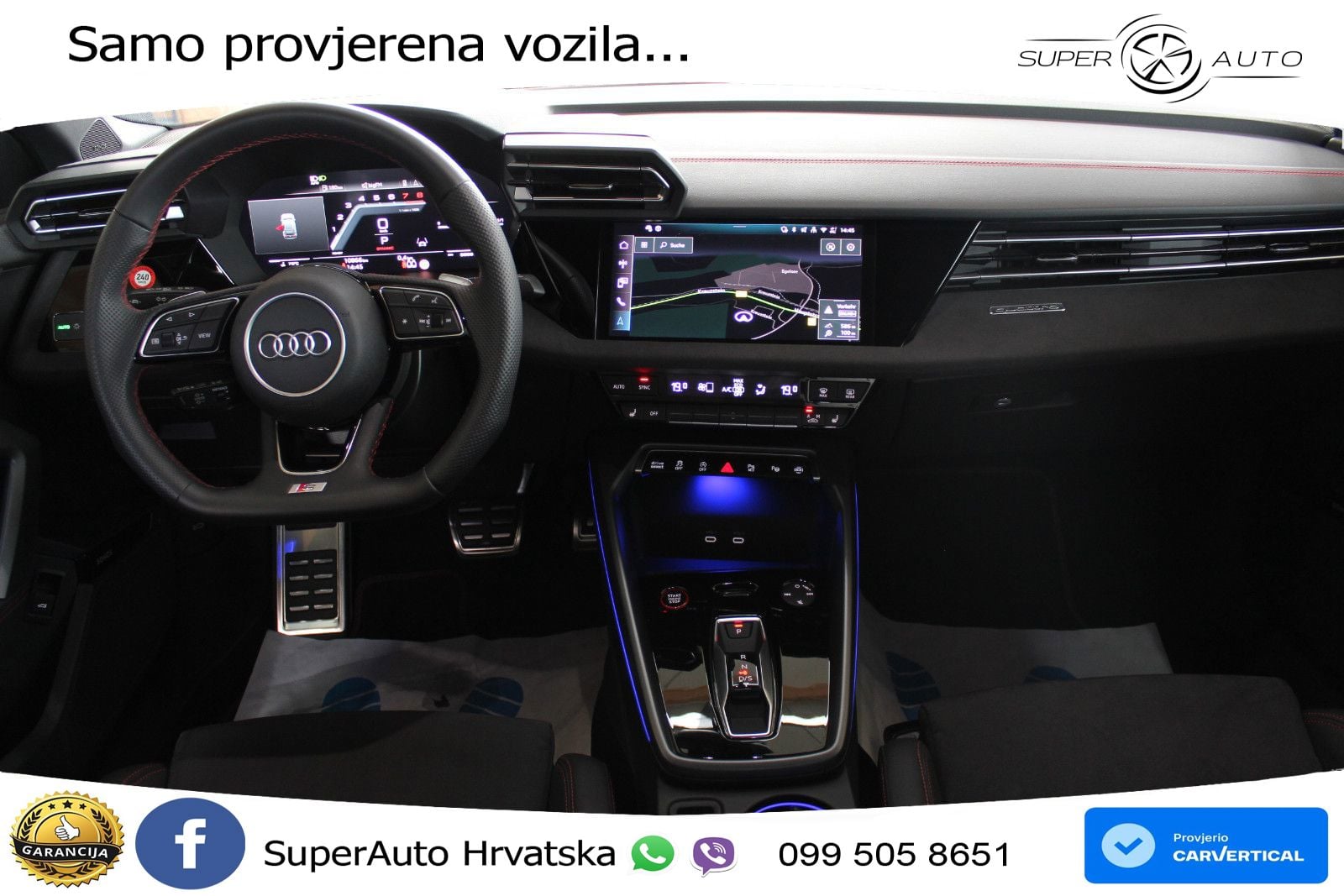 Audi S3 2.0 TFSI (333 KS) quattro S tronic LED+GR SJED+ACC