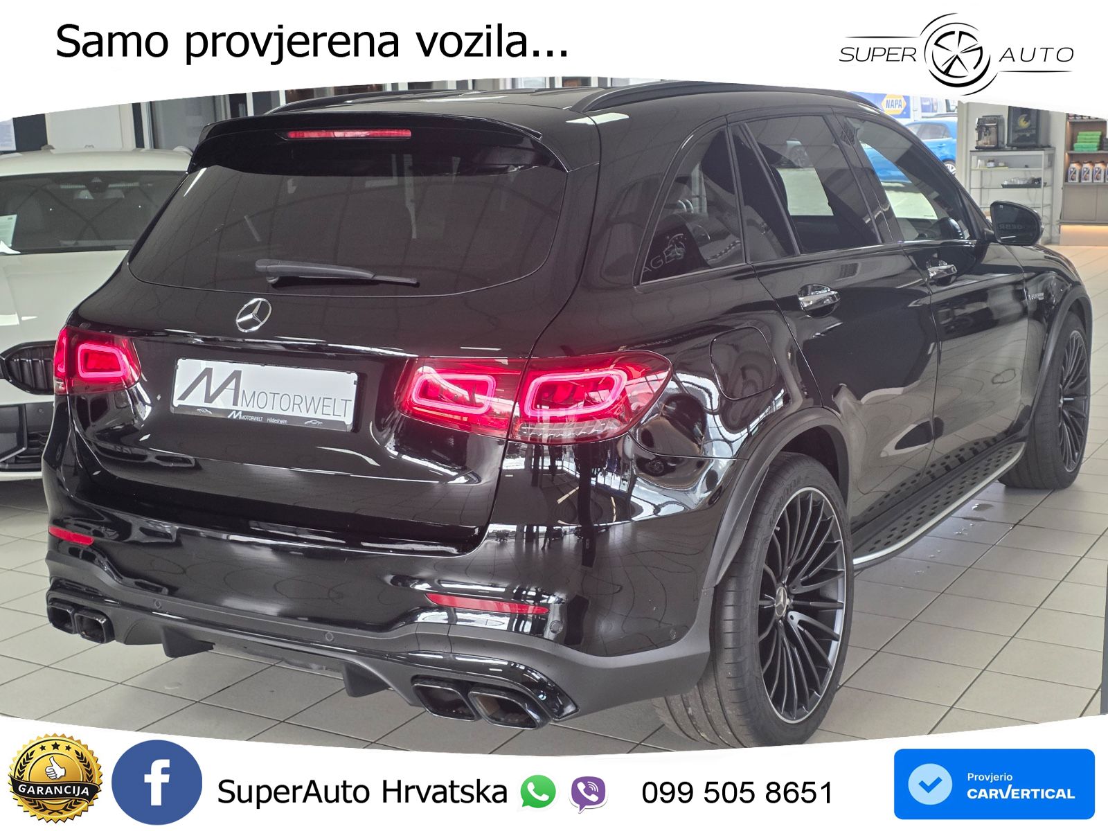 Mercedes AMG GLC 63 S V8 (510 KS) 4MATIC+ MCT ACC+GR SJED+360+PANO