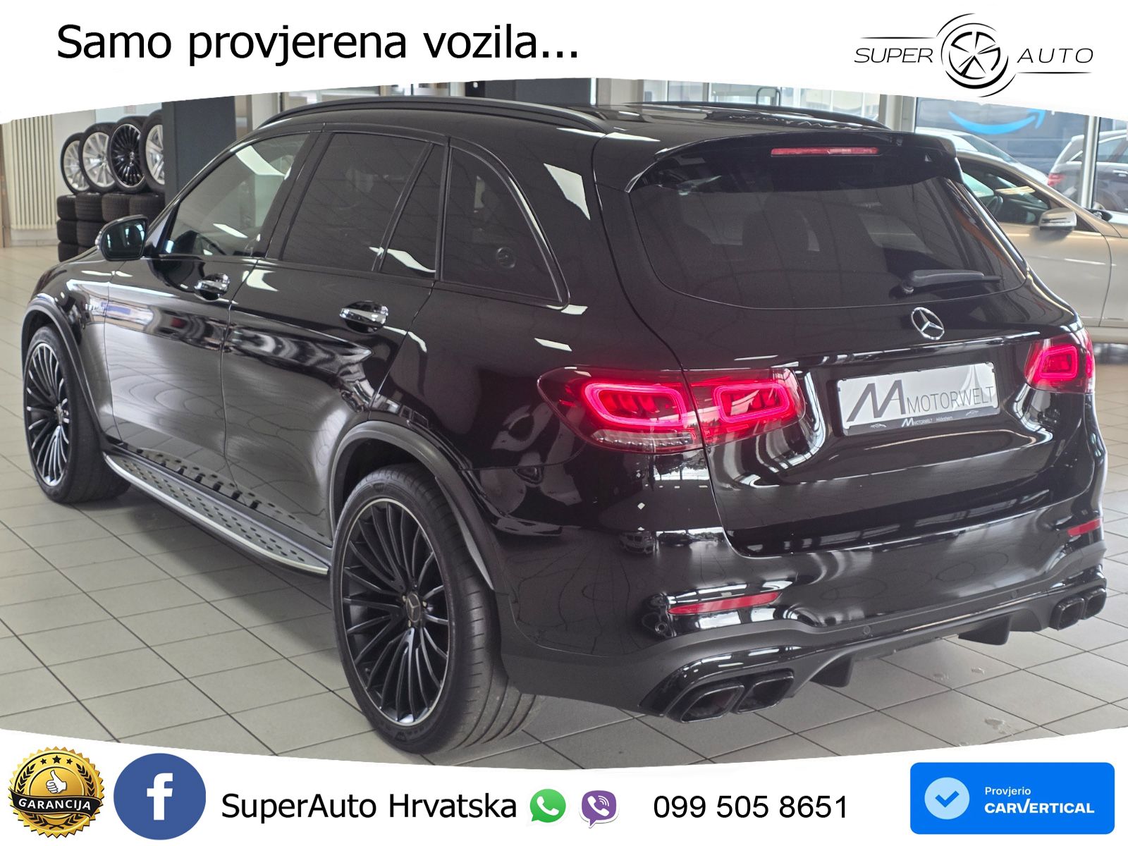 Mercedes AMG GLC 63 S V8 (510 KS) 4MATIC+ MCT ACC+GR SJED+360+PANO