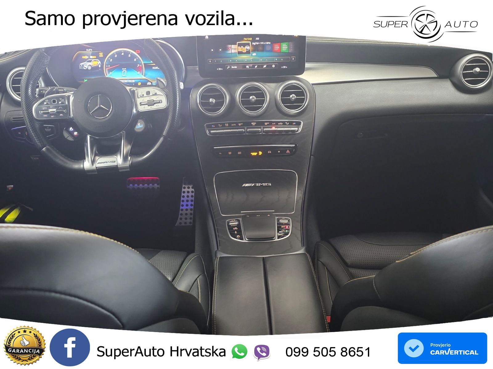 Mercedes AMG GLC 63 S V8 (510 KS) 4MATIC+ MCT ACC+GR SJED+360+PANO
