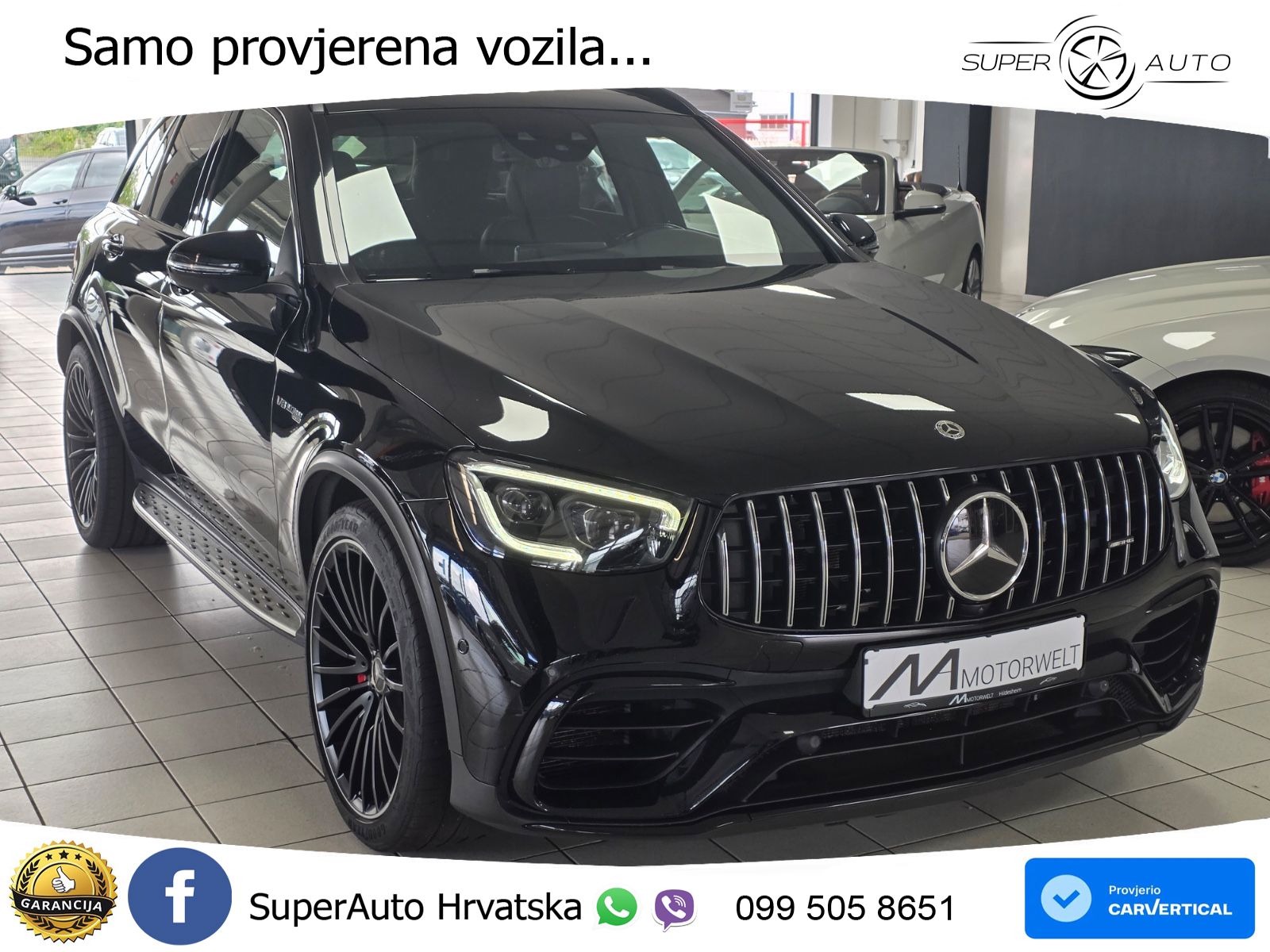 Mercedes AMG GLC 63 S V8 (510 KS) 4MATIC+ MCT ACC+GR SJED+360+PANO