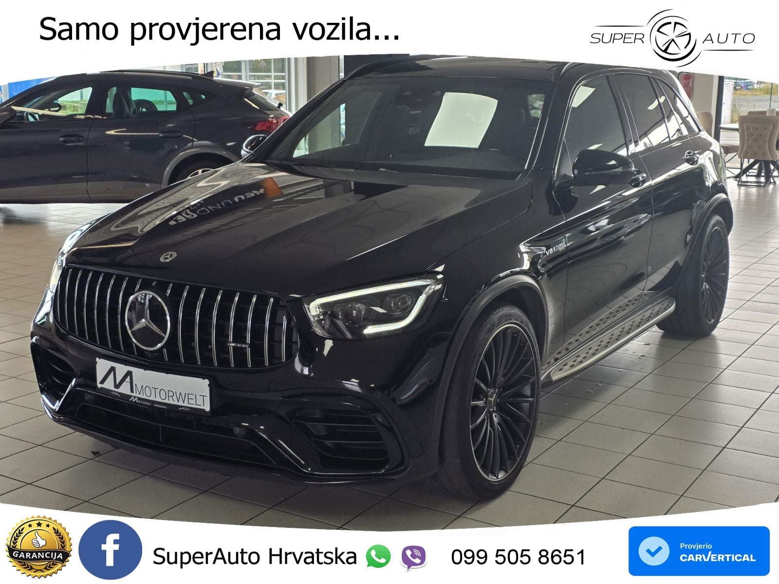 Mercedes AMG GLC 63 S V8 (510 KS) 4MATIC+ MCT ACC+GR SJED+360+PANO