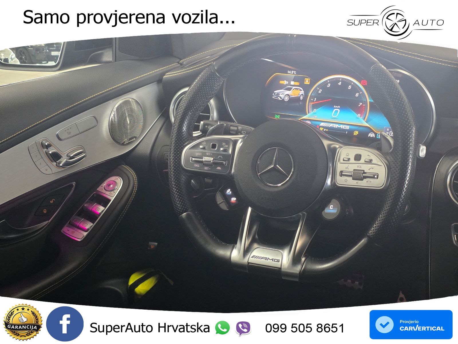 Mercedes AMG GLC 63 S V8 (510 KS) 4MATIC+ MCT ACC+GR SJED+360+PANO