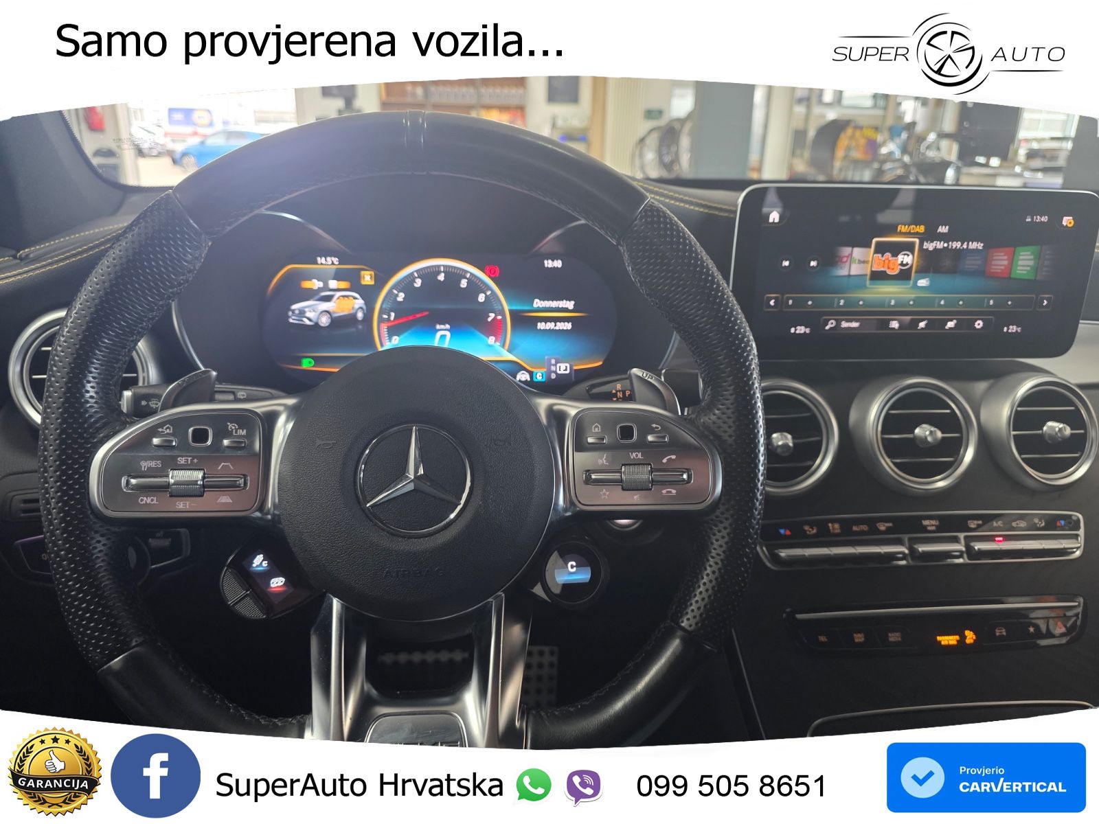 Mercedes AMG GLC 63 S V8 (510 KS) 4MATIC+ MCT ACC+GR SJED+360+PANO