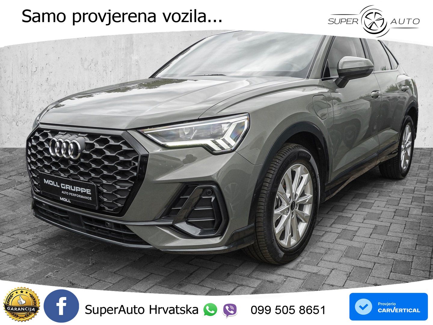 Audi Q3 Sportback 45 TFSIe (245 KS) S tronic LED+GR SJED+ACC