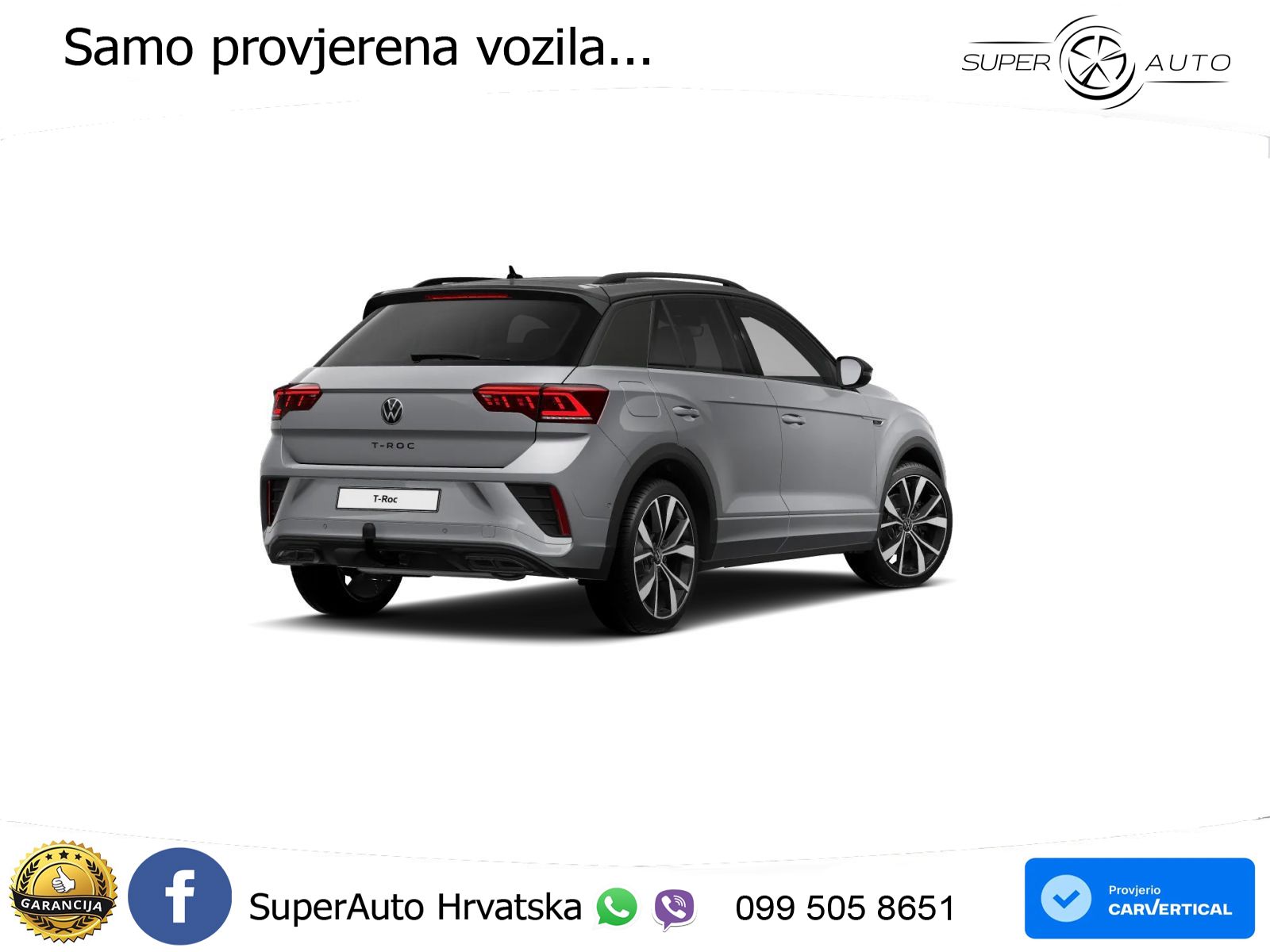 Volkswagen T-Roc 1.5 eTSI (150 KS)  DSG R-Line LED+GR SJED+ACC