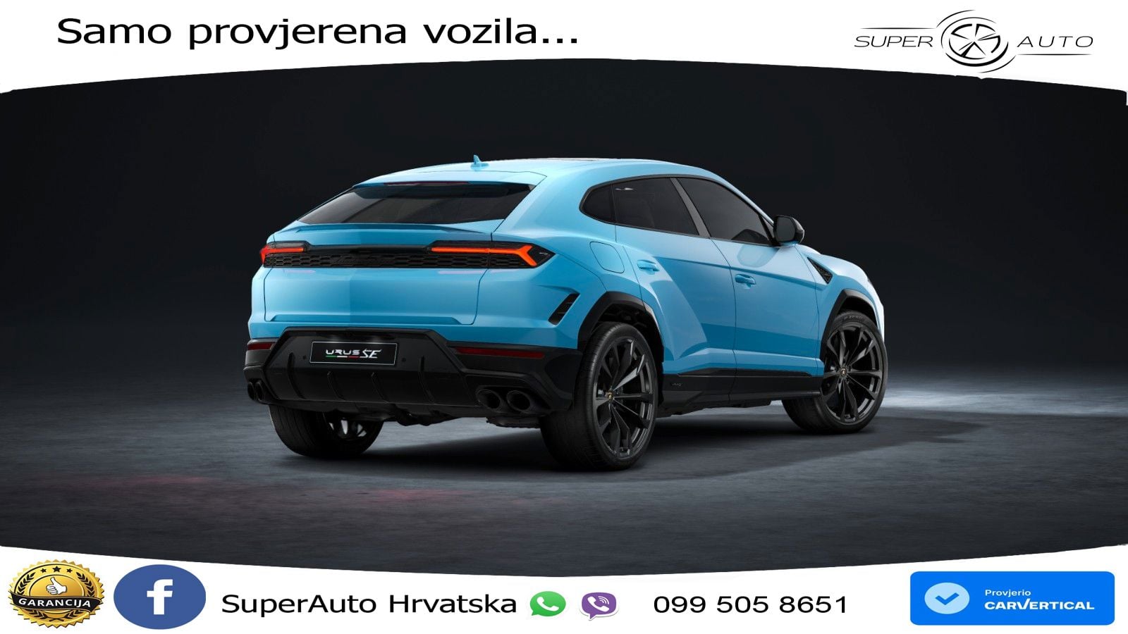 Lamborghini Urus SE 4.0 V8 (800 KS) 4WD Automatic LED+GR SJED+ACC