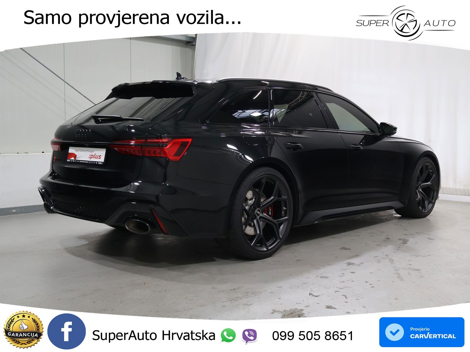 Audi RS6 Avant 4.0 TFSI V8 performance (630 KS)  quattro tiptronic MATRIX+GR SJED+KAM