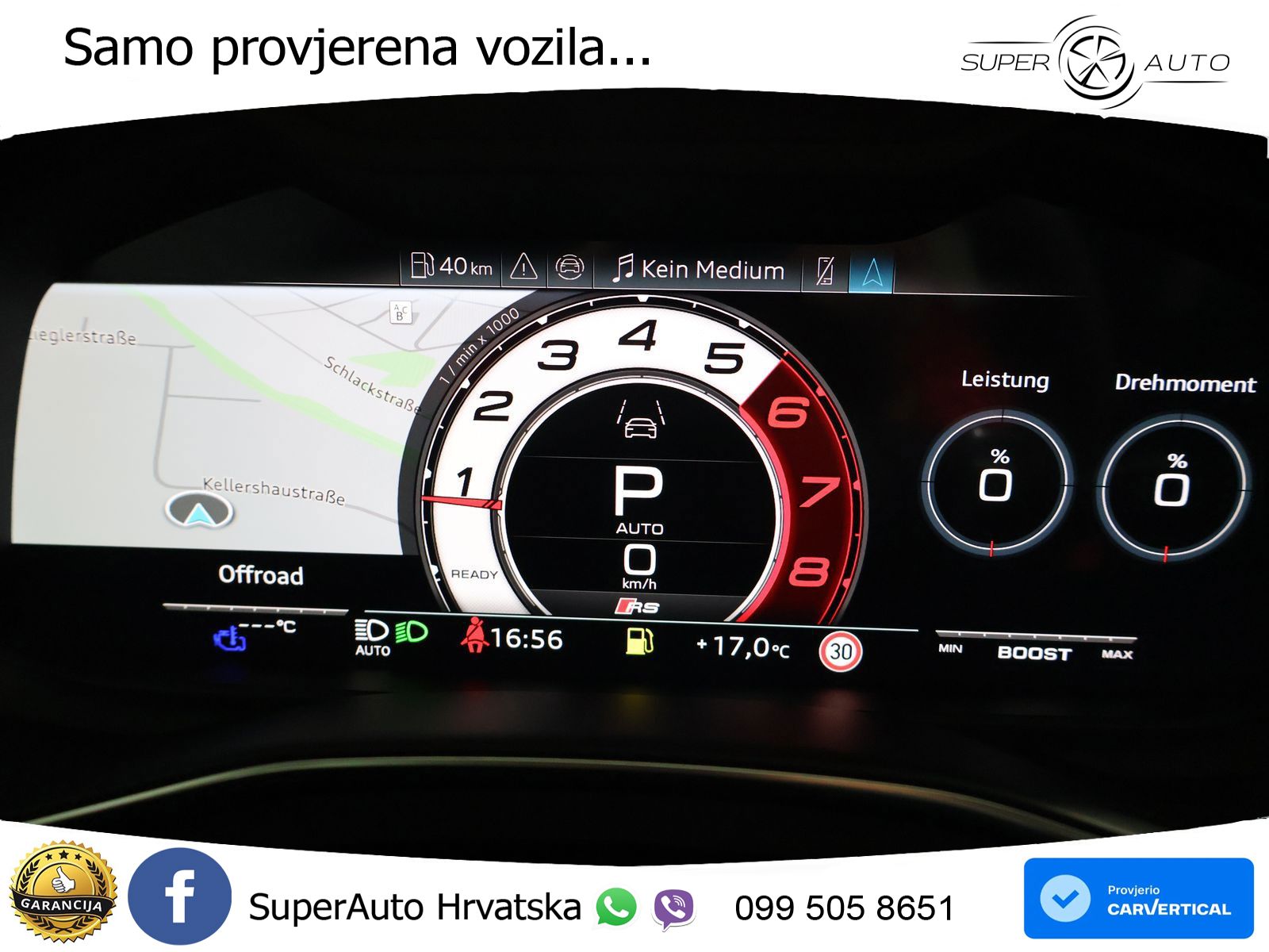 Audi RS6 Avant 4.0 TFSI V8 performance (630 KS)  quattro tiptronic MATRIX+GR SJED+KAM