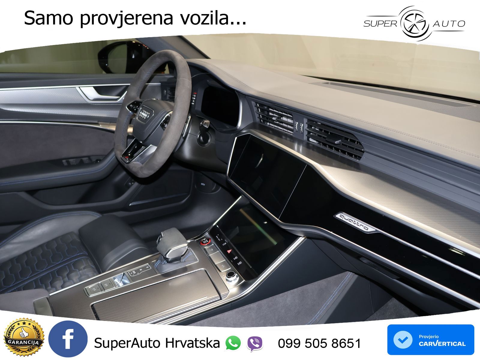 Audi RS6 Avant 4.0 TFSI V8 performance (630 KS)  quattro tiptronic MATRIX+GR SJED+KAM