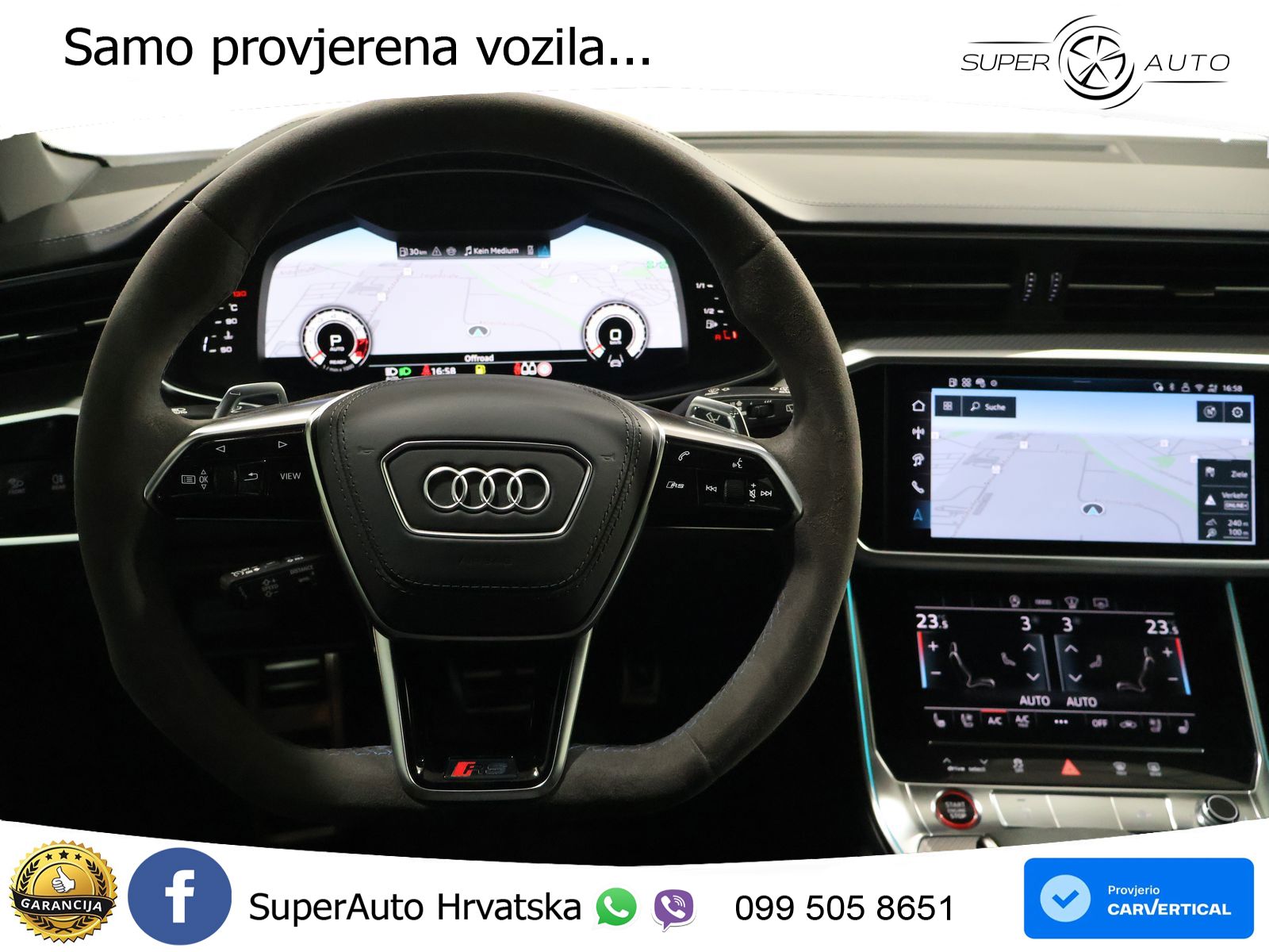 Audi RS6 Avant 4.0 TFSI V8 performance (630 KS)  quattro tiptronic MATRIX+GR SJED+KAM