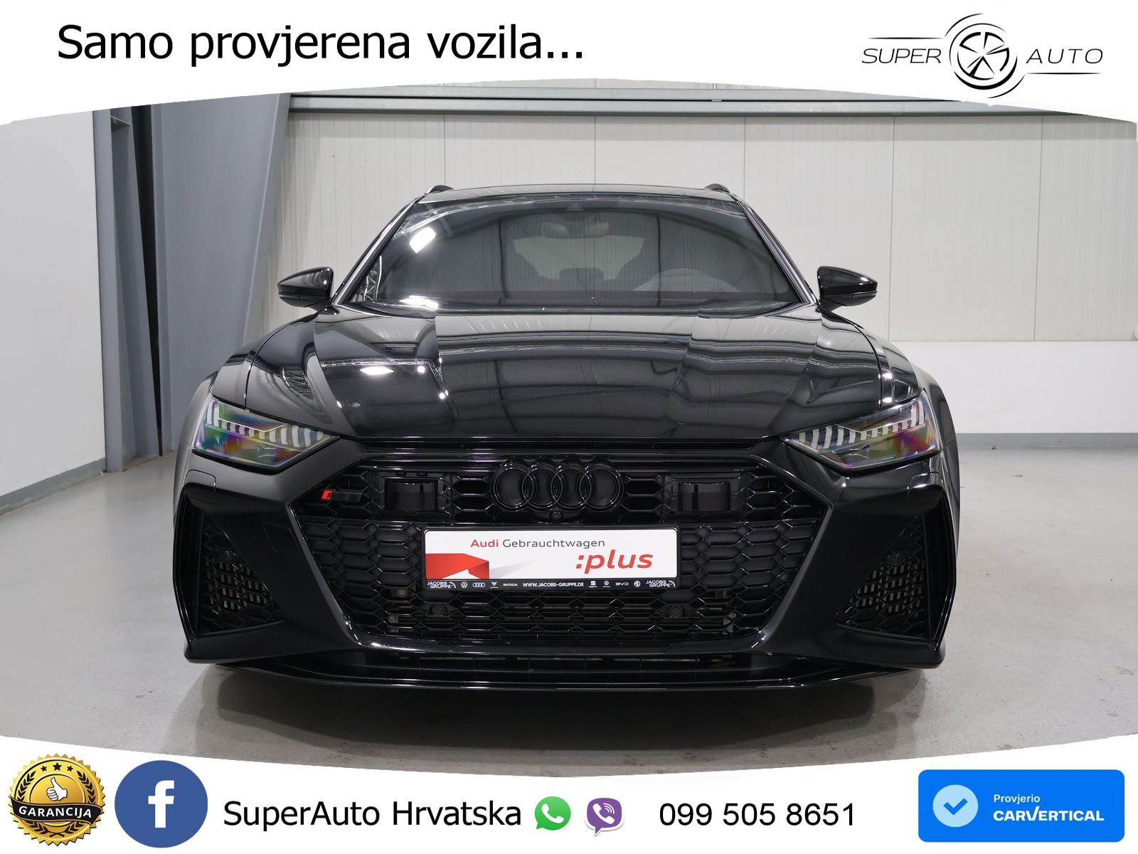Audi RS6 Avant 4.0 TFSI V8 performance (630 KS)  quattro tiptronic MATRIX+GR SJED+KAM