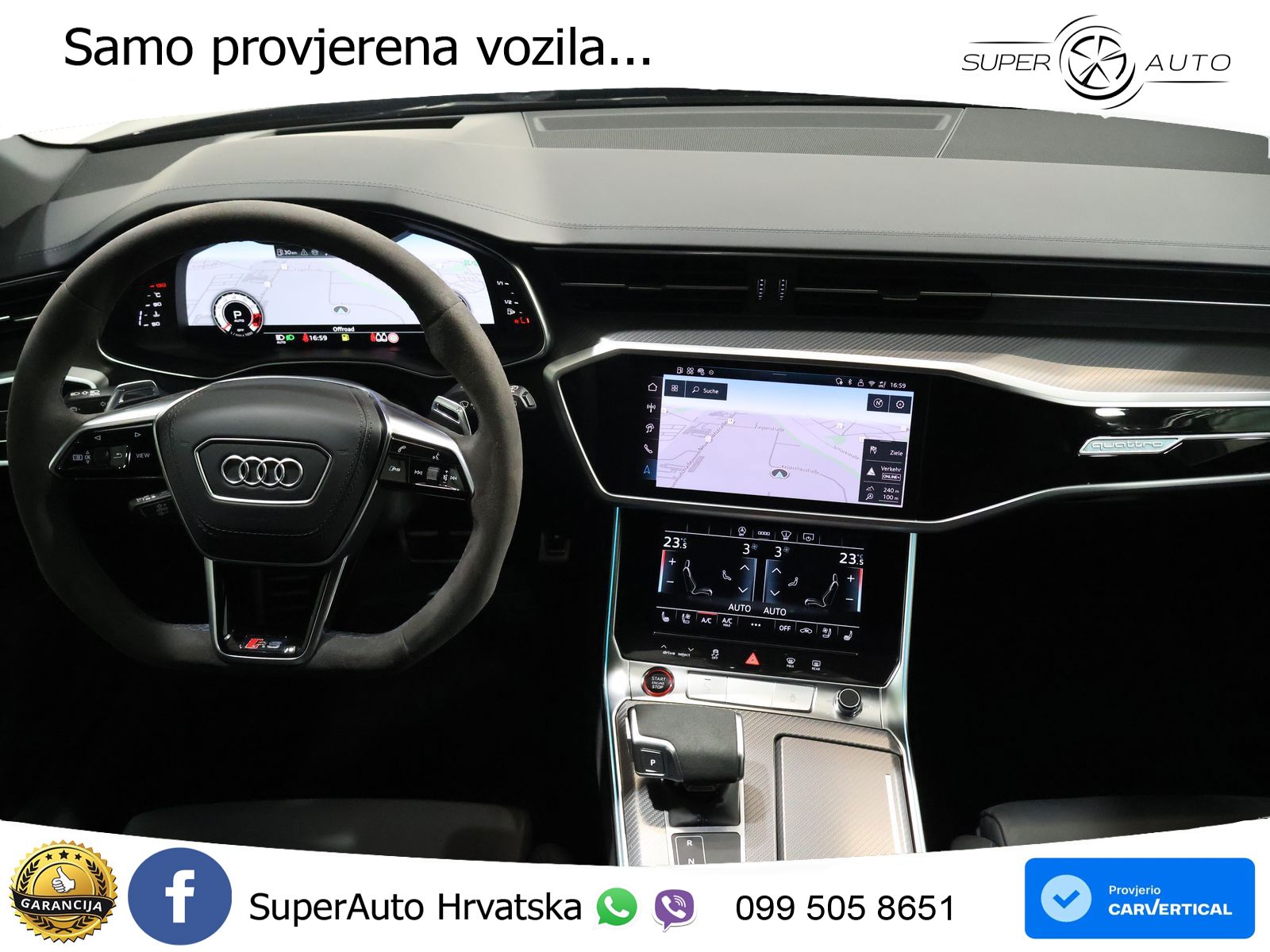 Audi RS6 Avant 4.0 TFSI V8 performance (630 KS)  quattro tiptronic MATRIX+GR SJED+KAM