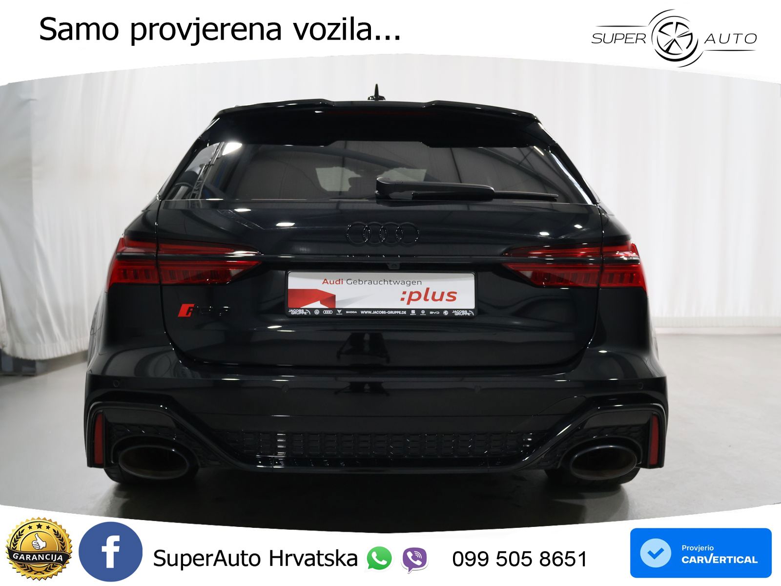 Audi RS6 Avant 4.0 TFSI V8 performance (630 KS)  quattro tiptronic MATRIX+GR SJED+KAM