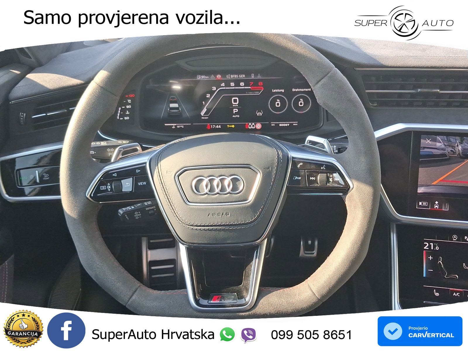 Audi RS6 Avant GT 4.0 TFSI V8 (630 KS) quattro tiptronic LED+GR SJED+ACC