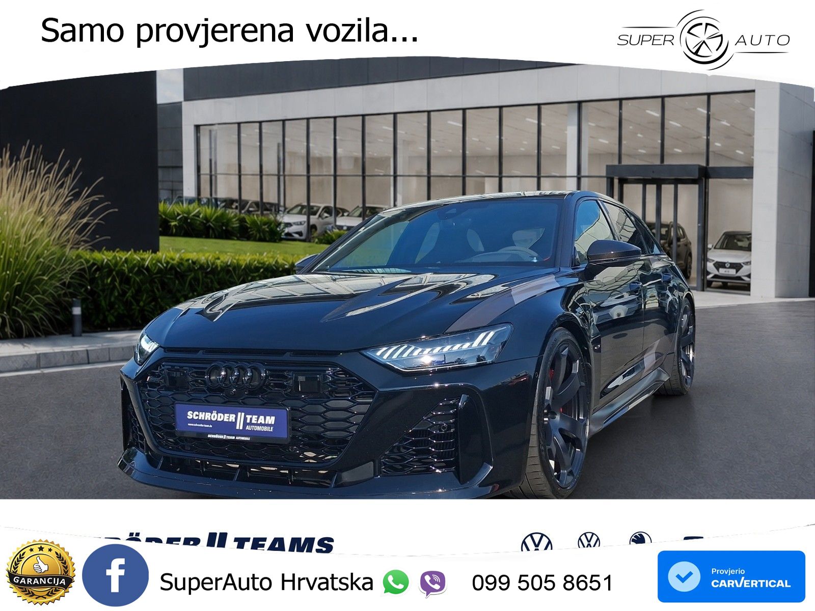 Audi RS6 Avant GT 4.0 TFSI V8 (630 KS) quattro tiptronic LED+GR SJED+ACC
