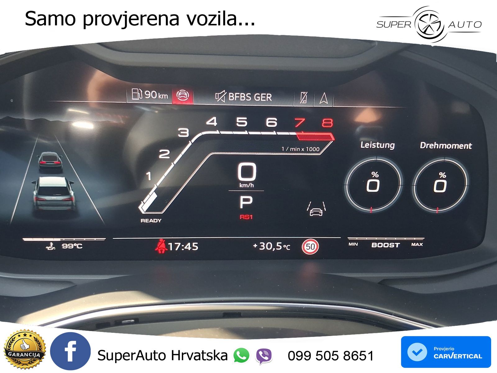 Audi RS6 Avant GT 4.0 TFSI V8 (630 KS) quattro tiptronic LED+GR SJED+ACC