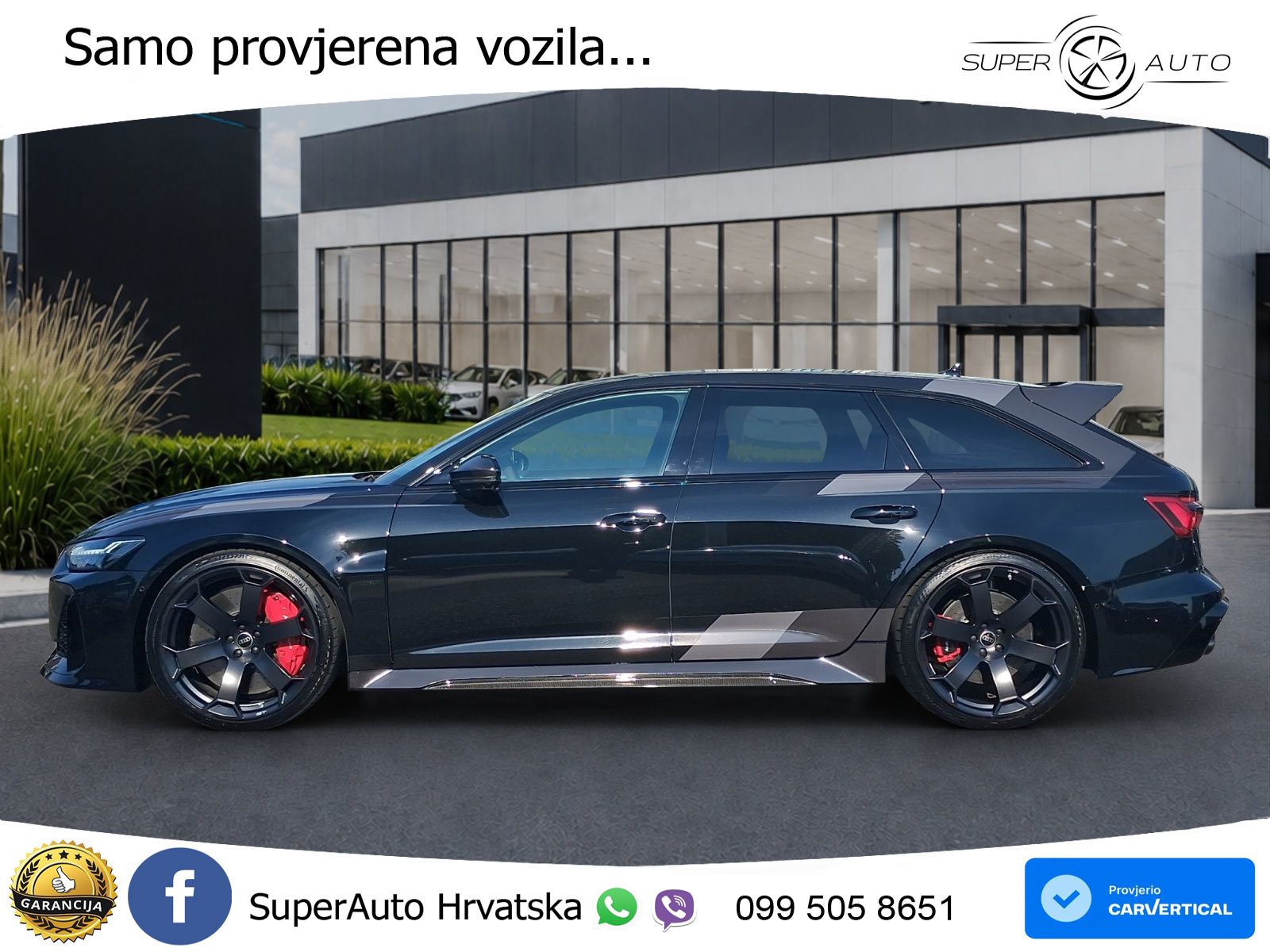 Audi RS6 Avant GT 4.0 TFSI V8 (630 KS) quattro tiptronic LED+GR SJED+ACC