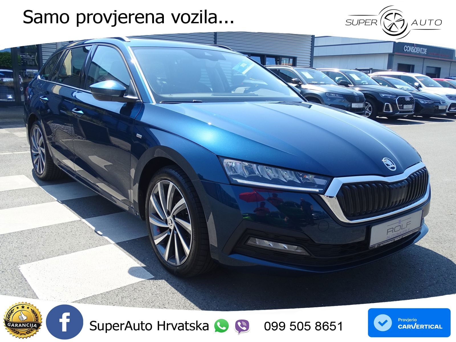 Škoda Octavia Combi 2.0 TDI (150 KS) LED+GR SJED+ACC