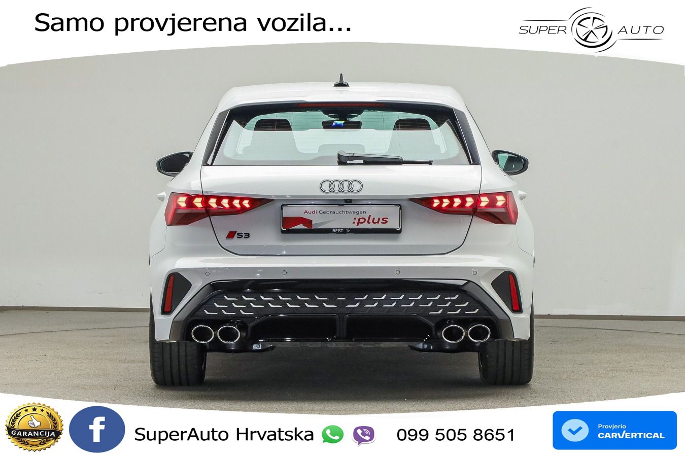 Audi S3 2.0 TFSI (333 KS) quattro S tronic LED+GR SJED+ACC