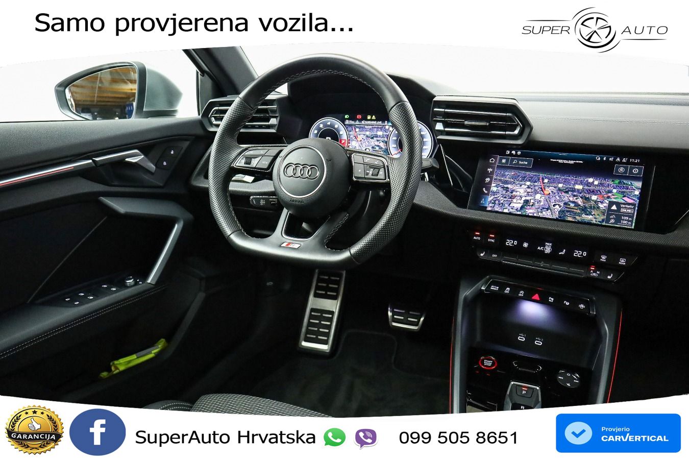 Audi S3 2.0 TFSI (333 KS) quattro S tronic LED+GR SJED+ACC